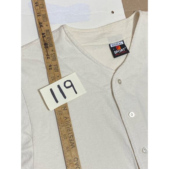 Vintage 90s Signal Sport Africa Giraffe Button up shirt Large USA Single Stitch - Picture 4 of 10